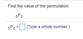 find the value of 5p2