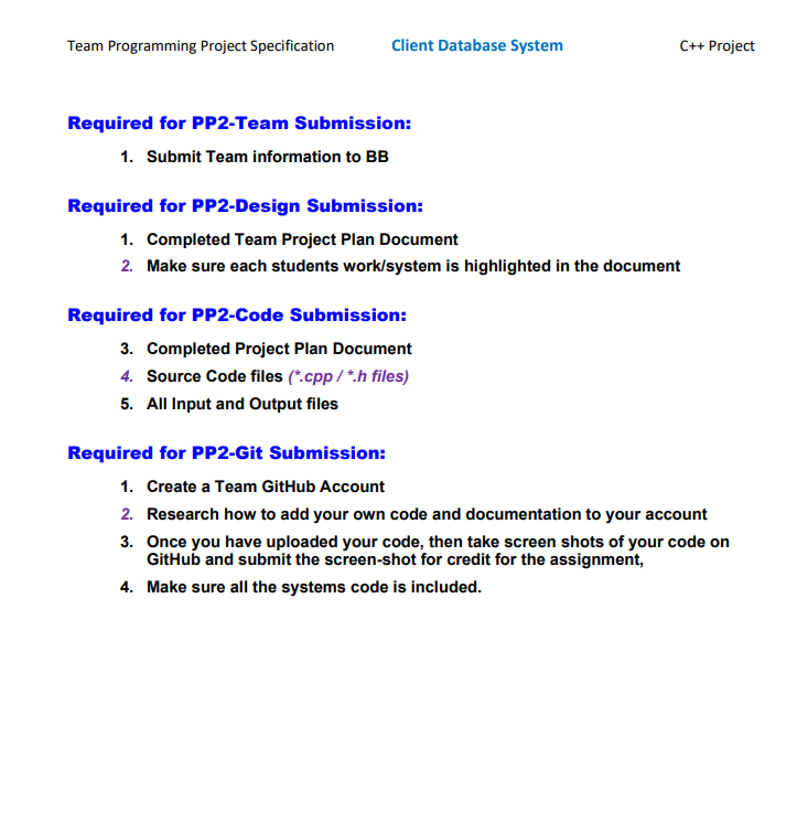 Solved In C++ Please, thank you. Programming Project #3 -- | Chegg.com