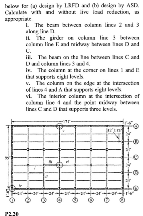 Solved 20. The framing plan shown in Figure P2.20 is for an | Chegg.com