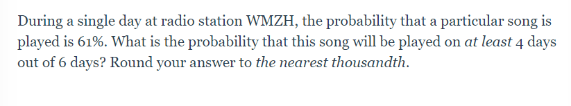 Solved During a single day at radio station WMZH, the | Chegg.com