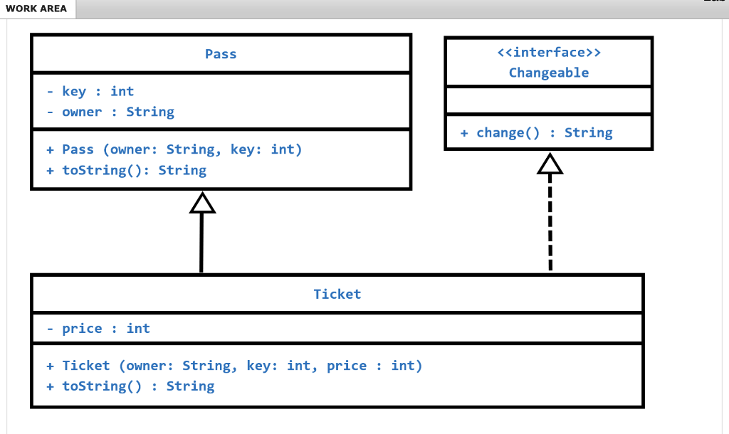 Implement the class hierarchy shown below. Make sure | Chegg.com