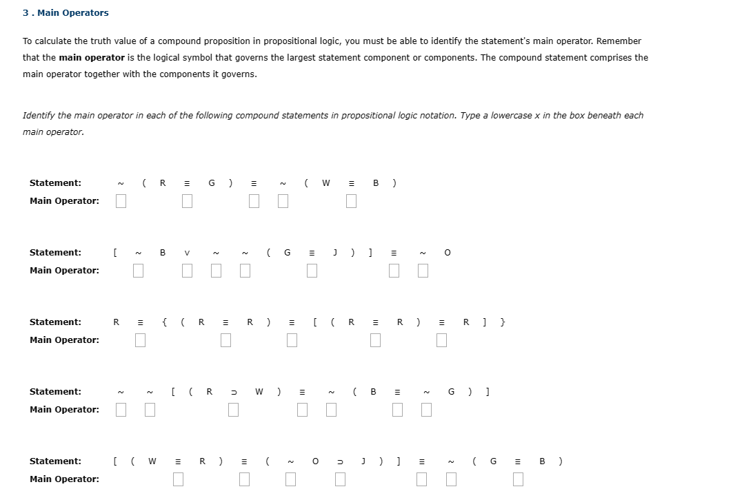 To calculate the truth value of a compound | Chegg.com