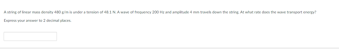 Solved The figure shows the displacement y of a traveling | Chegg.com