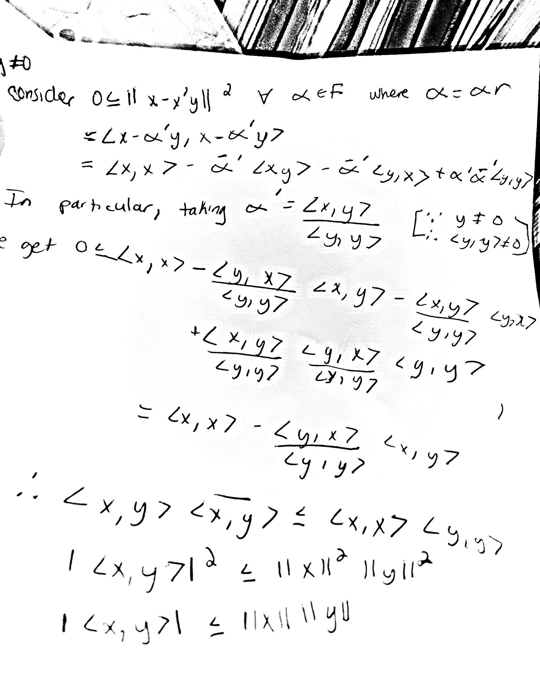 Solved 4 2 6 Orthogonal Complements Let M Be A Subspace Chegg Com