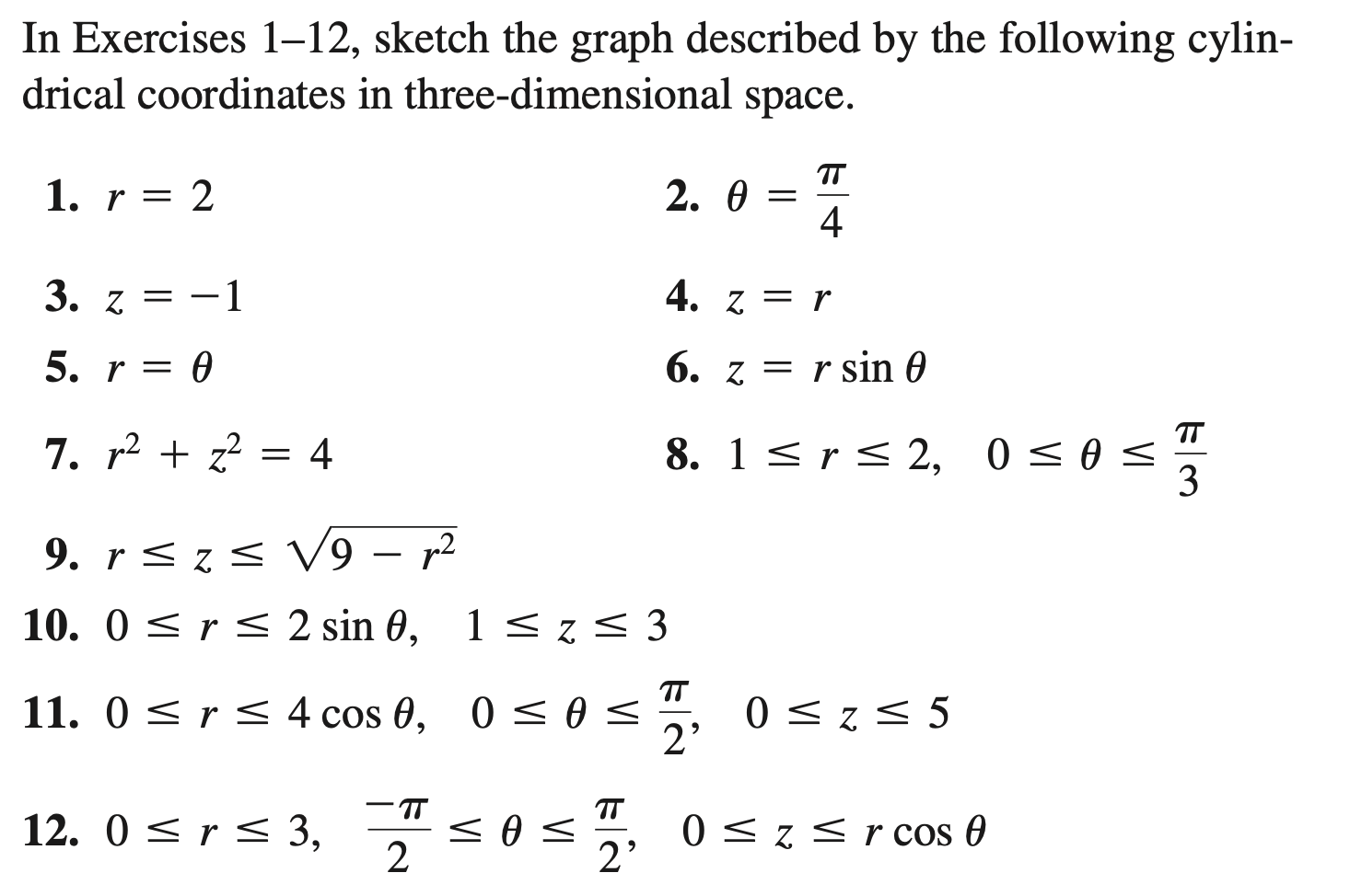 Solved In Exercises 1-12, sketch the graph described by the | Chegg.com