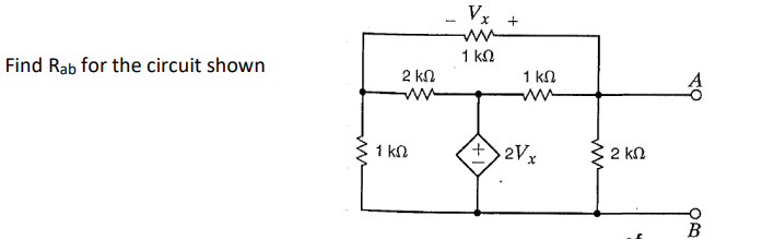 Find \( R_{a b} \) for the circuit shown