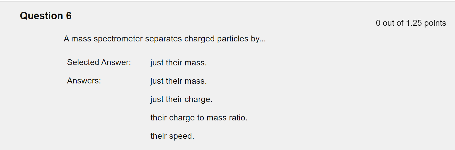 Solved 0 out of 1.25 points Two particles with the same | Chegg.com