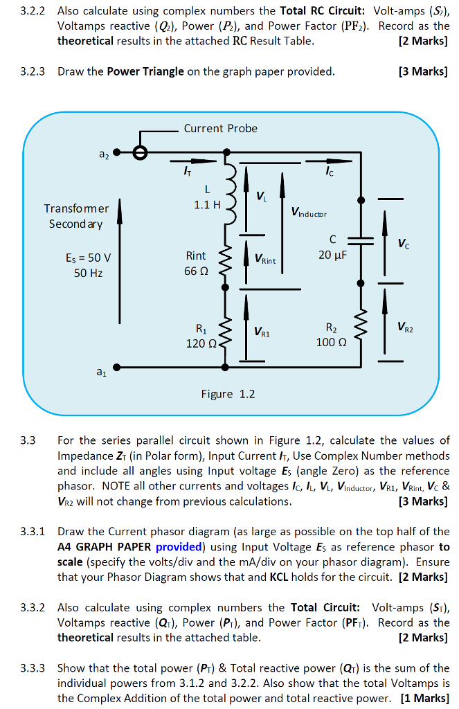 Solved For the RL series circuit shown in Figure 1.1, | Chegg.com
