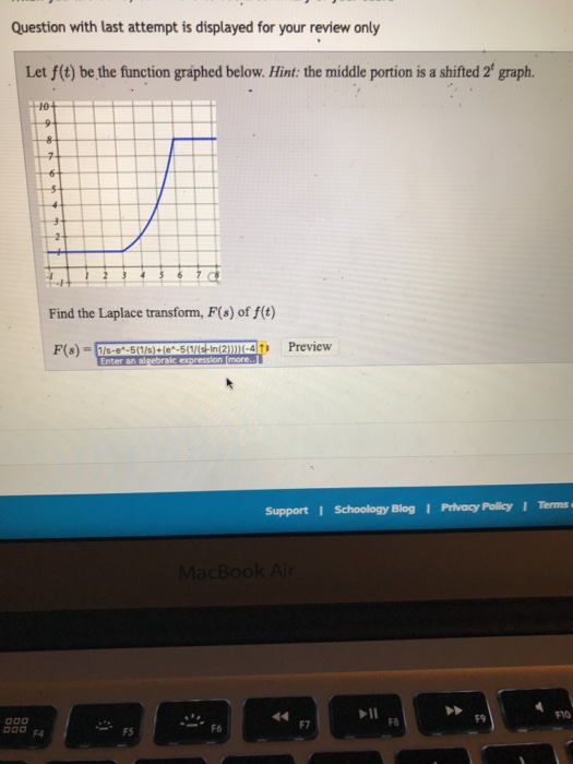 Solved Question with last attempt is displayed for your | Chegg.com