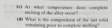 Solved 11.13 A Copper-nickel Alloy Of Composition 80wt% 