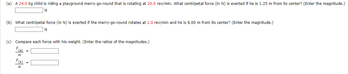 Solved (a) A 24.0 kg child is riding a playground | Chegg.com