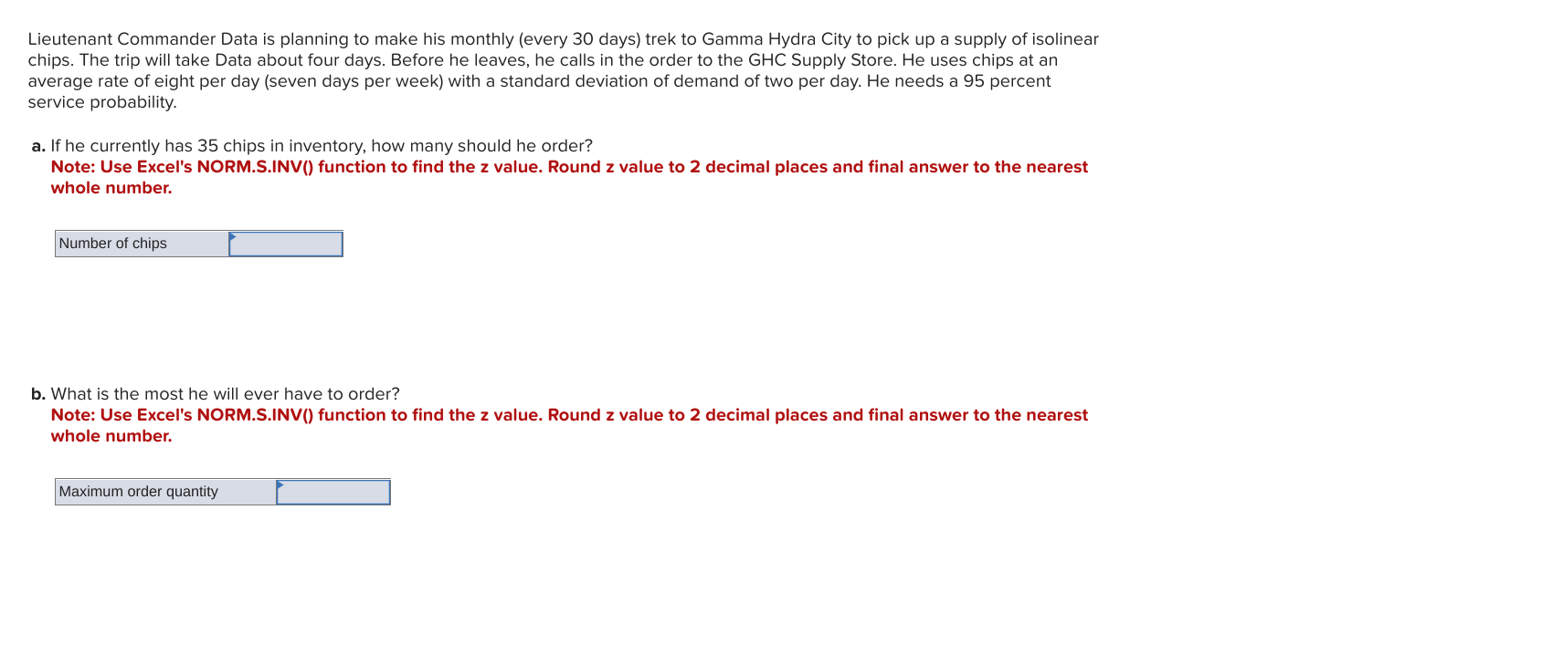 Solved Lieutenant Commander Data is planning to make his