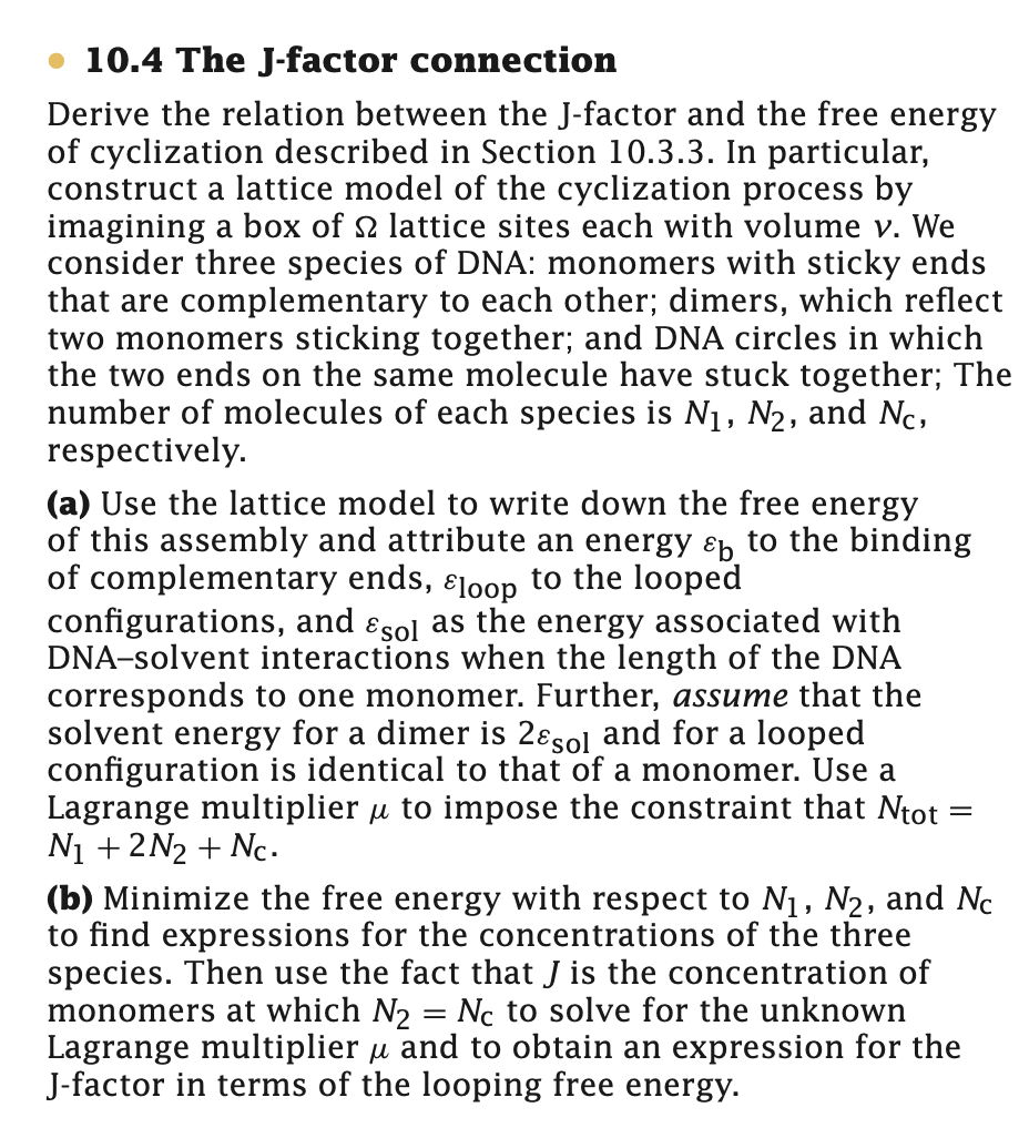 10.3.3 Putting It All Together: The J-Factor The | Chegg.com