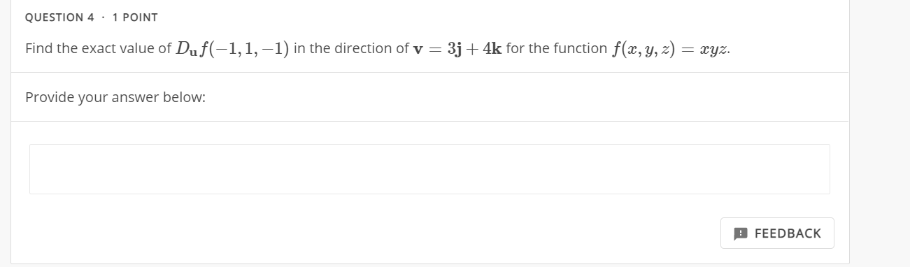 Solved QUESTION 4 1 POINT Find The Exact Value Of | Chegg.com