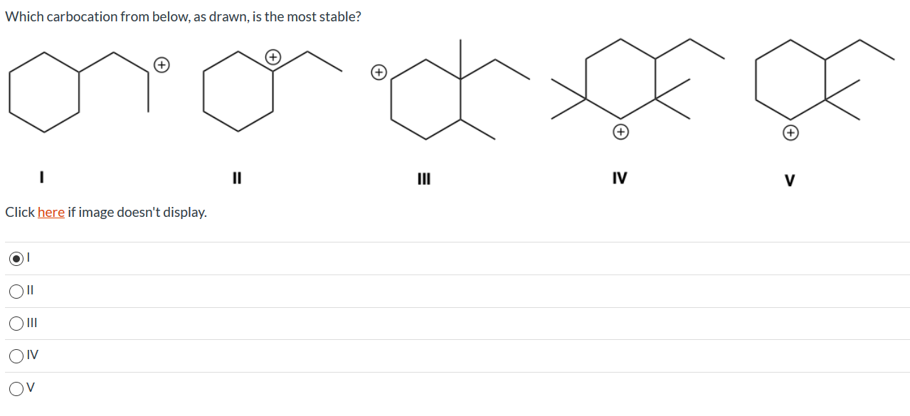 Solved Which Carbocation From Below, As Drawn, Is The Most | Chegg.com Solved Which Carbocation From Below, As Drawn, Is The Most | Chegg.com