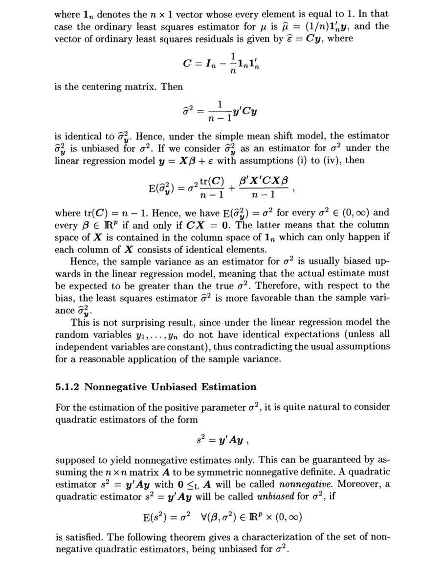 Solved 2 Show That Under The Linear Regression Model Wit Chegg Com