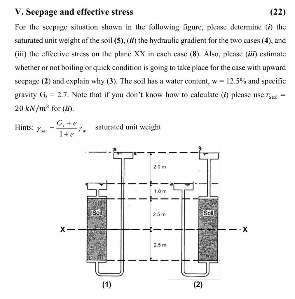 solved-v-seepage-and-effective-stress-22-for-the-seepage-chegg