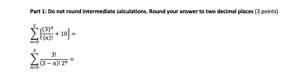 Solved Part 1: Do not round intermediate calculations. Round | Chegg.com