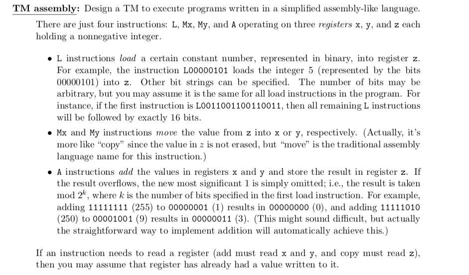 (Solved) : Tm Assembly Design Tm Execute Programs Written Simplified ...