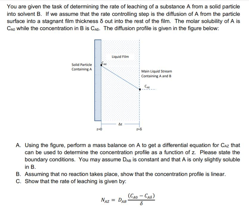 You are given the task of determining the rate of | Chegg.com