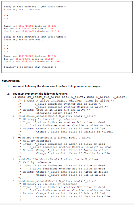 Solved This program is supposed to use loops and call by | Chegg.com
