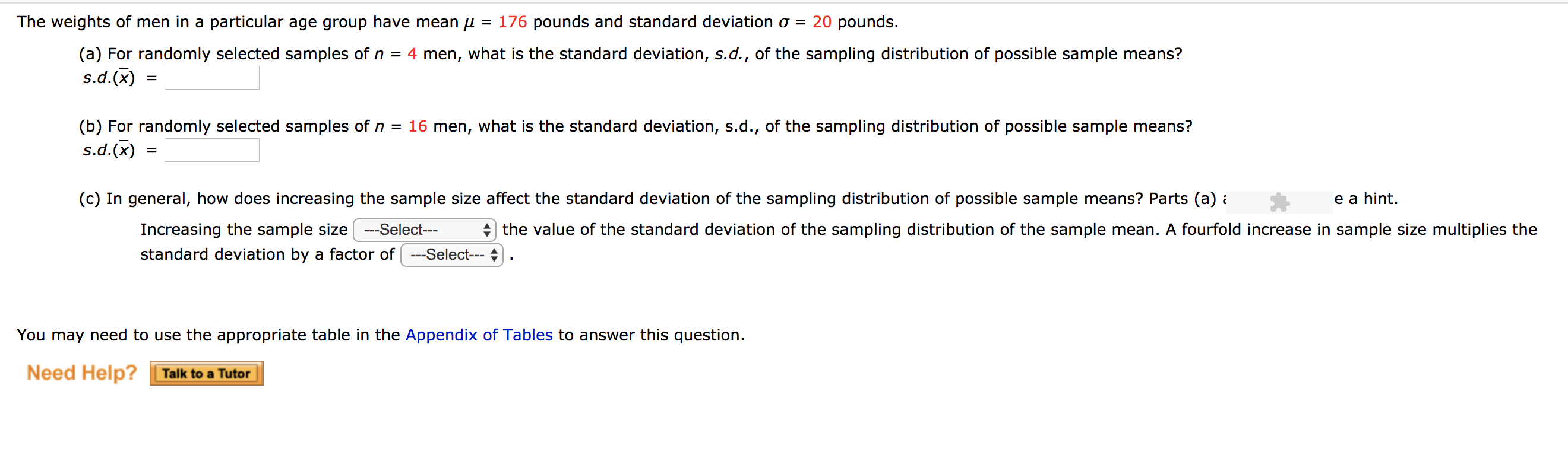 Solved 7 05 Hours And The Standard Deviation Was O 1 65 Chegg Com