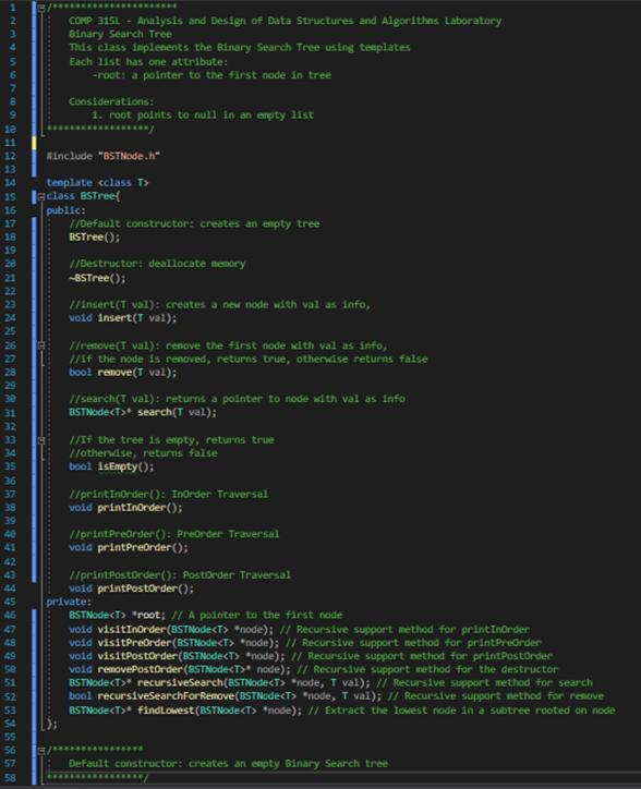 C++ I need you to complete the missing code in the | Chegg.com