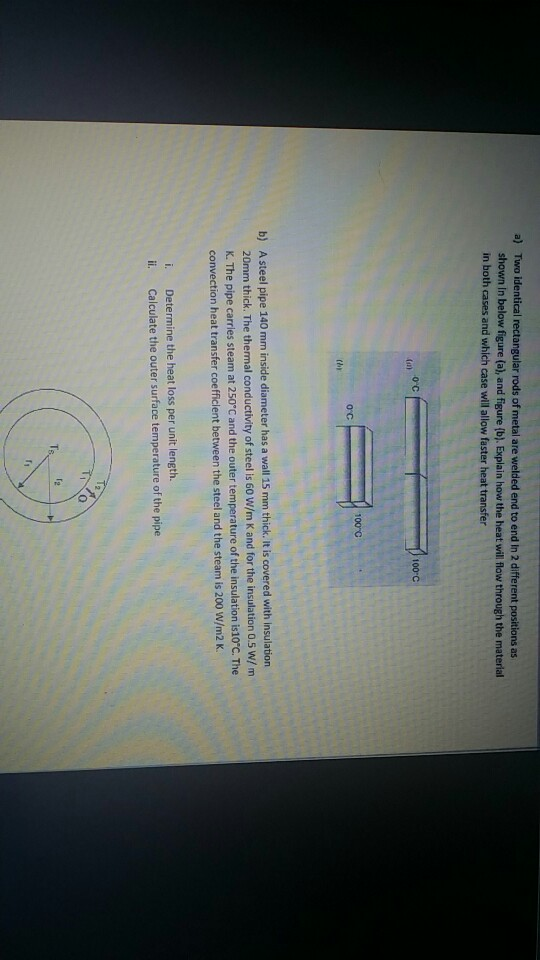 Solved Two identical rectangular rods of metal are welded | Chegg.com