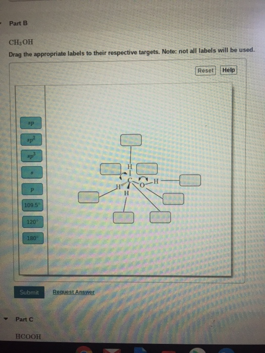 Solved Part B CF, OH Drag The Appropriate Labels To Their | Chegg.com