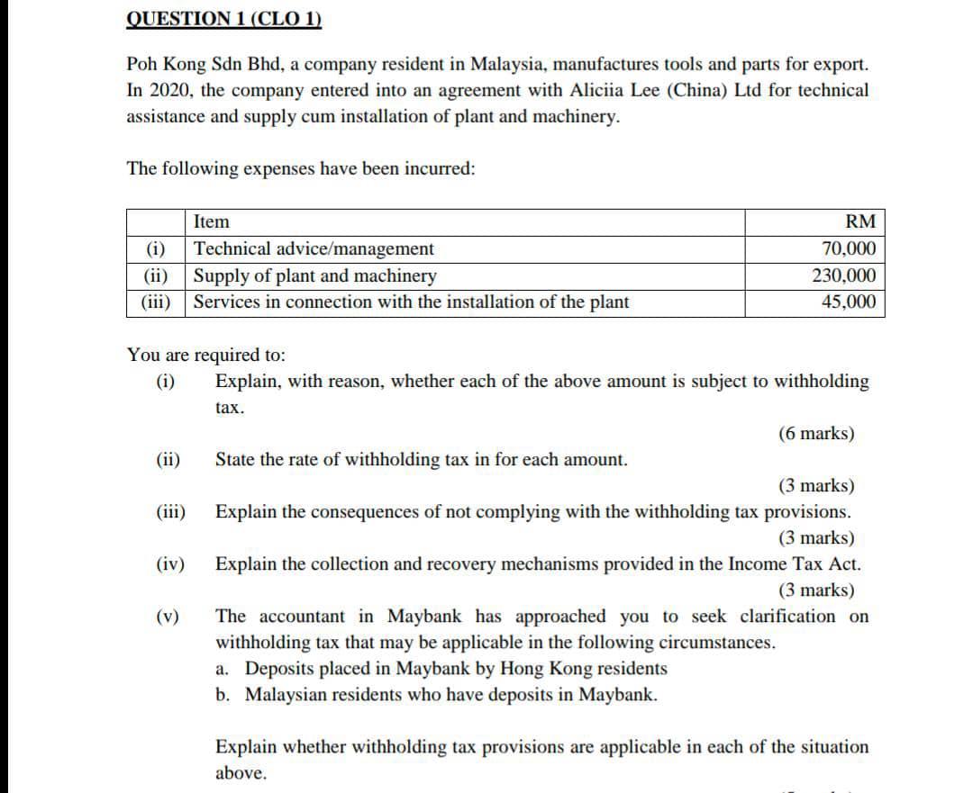 Solved اللام Amiri LAWS OF MALAYSIA ONLINE VERSION OF  Chegg.com