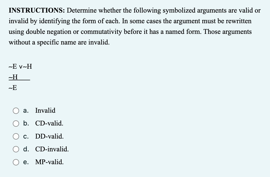 Solved INSTRUCTIONS: Determine Whether The Following | Chegg.com