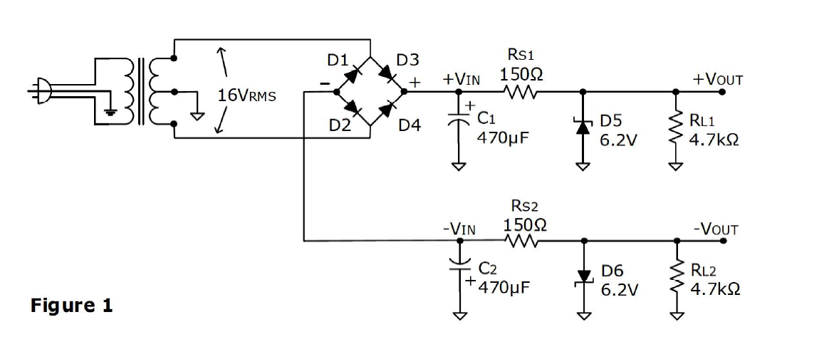 Solved Does the diode arrangement, D1 to D4, of Figure 1 | Chegg.com