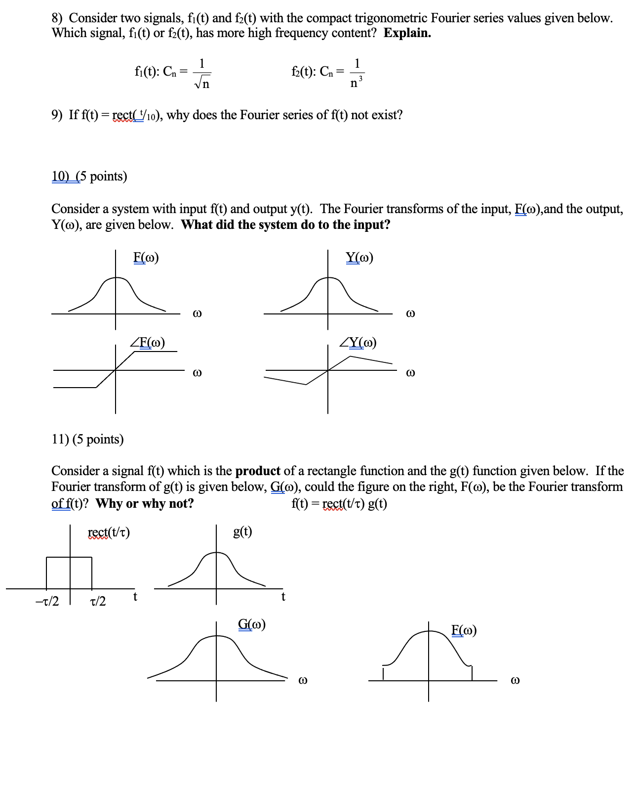 Solved 5) Use a combination of graphical and integral | Chegg.com