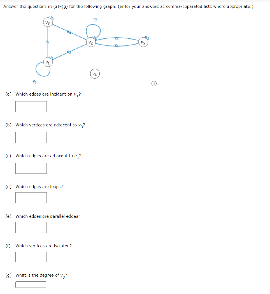 Solved Answer The Questions In A G For The Following Chegg Com