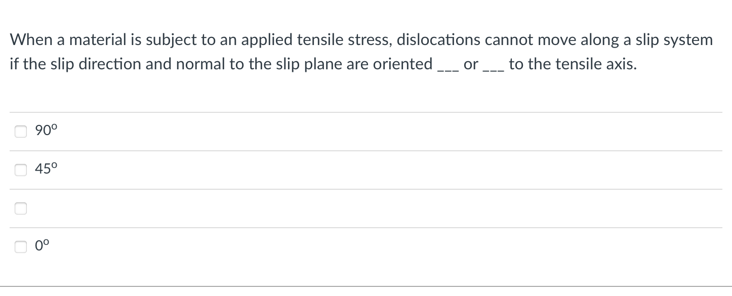 Solved When a material is subject to an applied tensile | Chegg.com