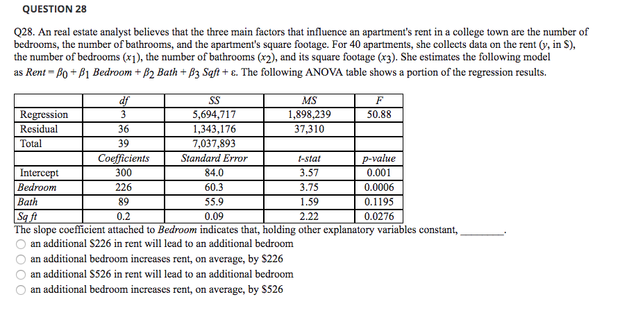 solved question 27 q27 a manager at a local bank analyzed chegg com