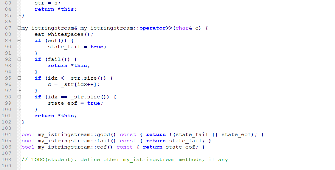 C++ I have to do String operations creating my own | Chegg.com