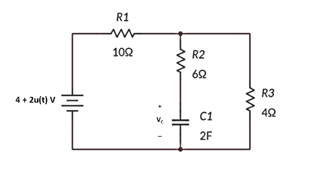 Solved calculate VC(t) for time t>0 using Laplace transforms | Chegg.com