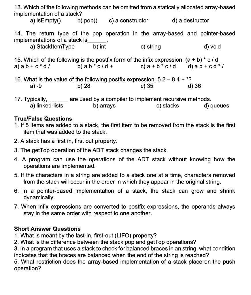 Solved Answer The Following By Encircling The Correct Answer | Chegg.com