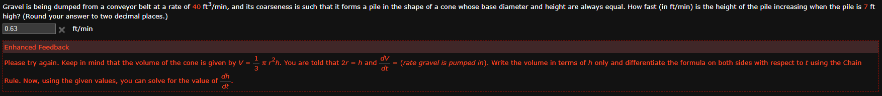 Solved Posted this earlier on chegg and they told me 0.63 | Chegg.com
