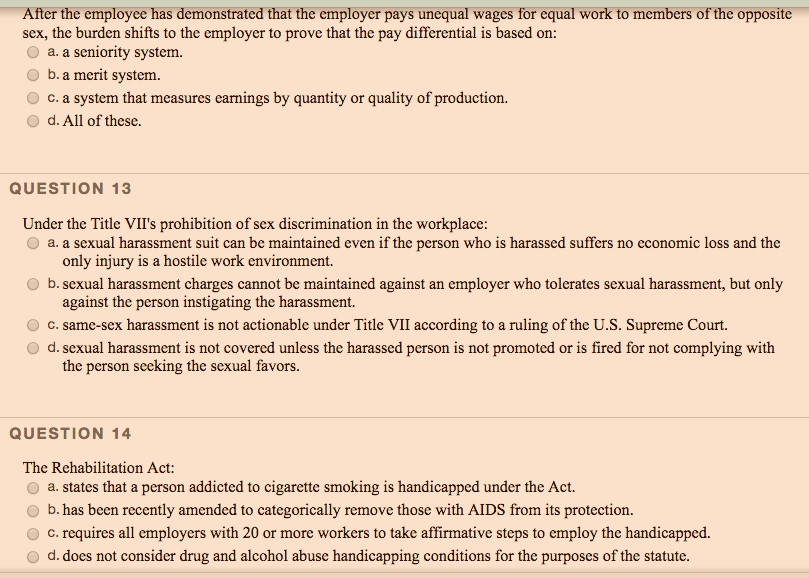 After The Employee Has Demonstrated That The Emplo Chegg Com