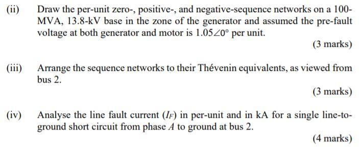 Solved A single line diagram of a power system is shown in | Chegg.com