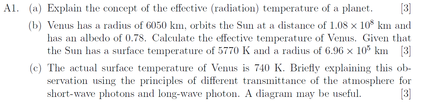 Solved A1. (a) Explain the concept of the effective | Chegg.com