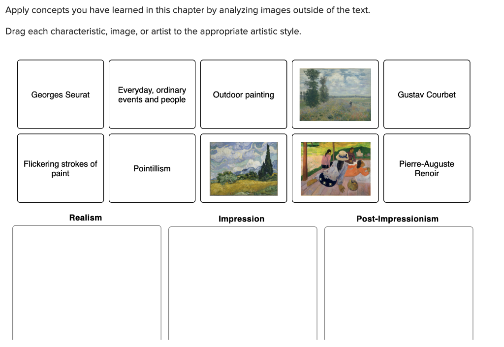 Apply concepts you have learned in this chapter by