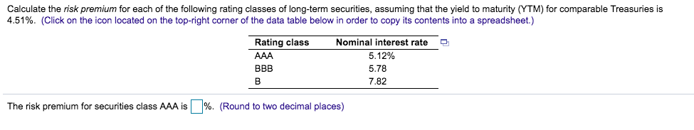 solved-calculate-the-risk-premium-for-each-of-the-following-chegg