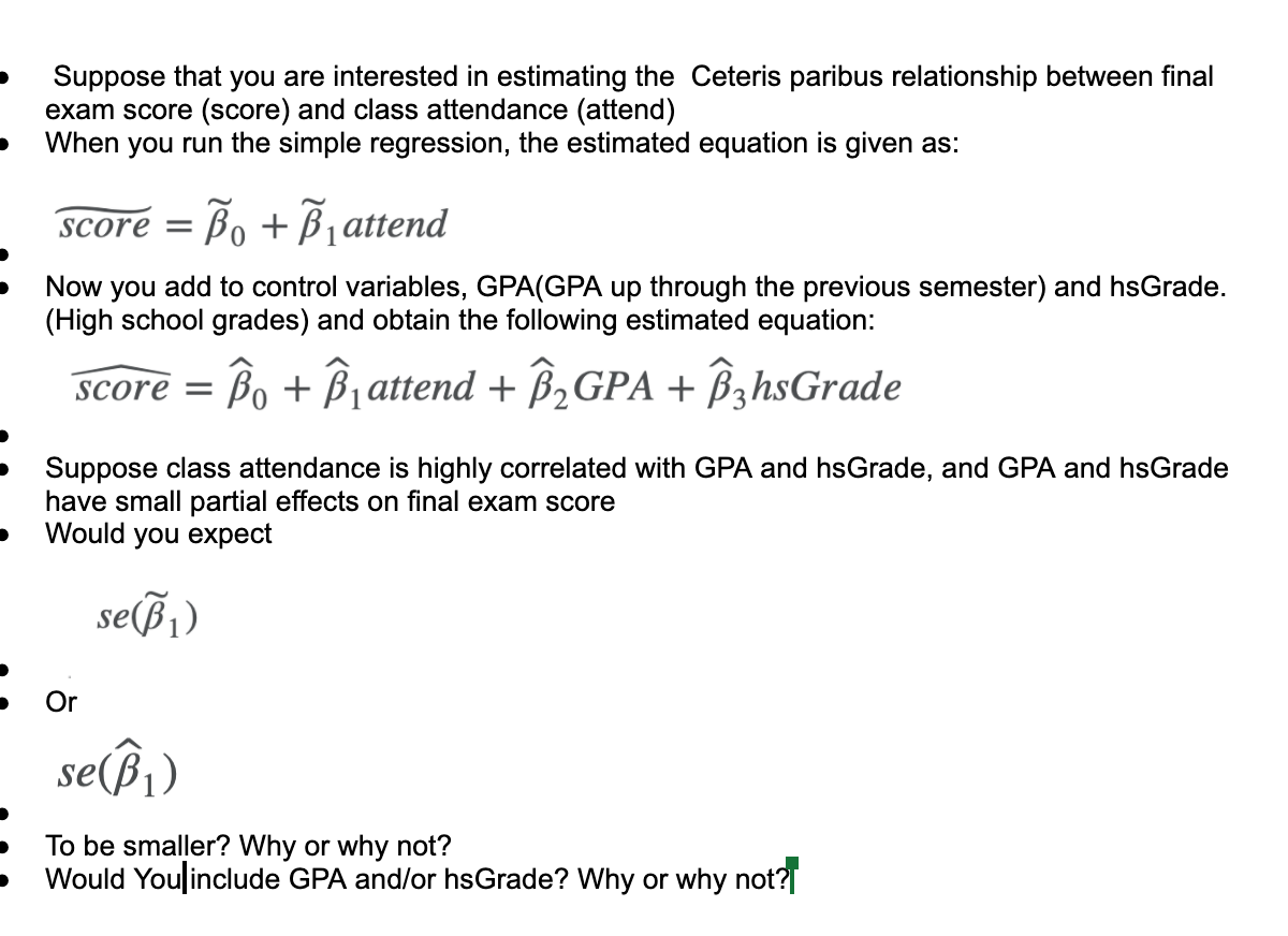 Solved Suppose that you are interested in estimating the | Chegg.com