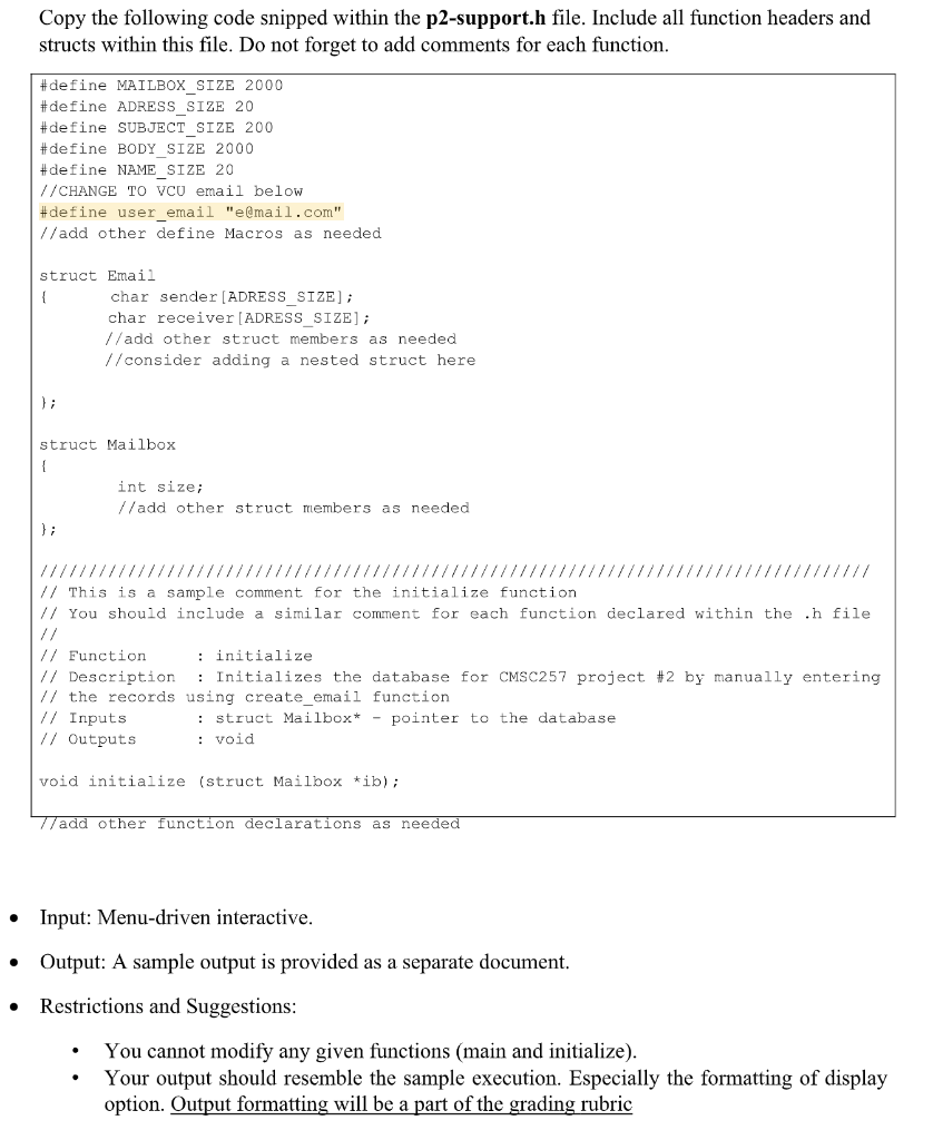 You should have the following files in your | Chegg.com