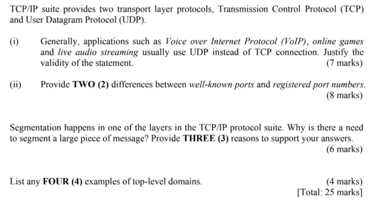 Do Online Games Use Tcp Or Udp