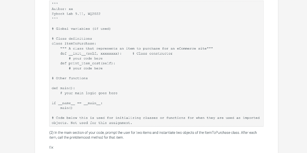 Solved 9.11 Week 7 Programming This programming assignment | Chegg.com
