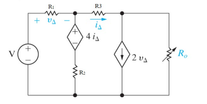 Solved Ri R3 w + VA is 4 is + V 2 VA R. R2 V=80V R,=4 Ohms | Chegg.com